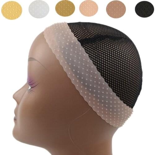 Transparent silicone wig headband soft drop-shaped Elastic Band lace wig grip hair extension sports silicon wig band