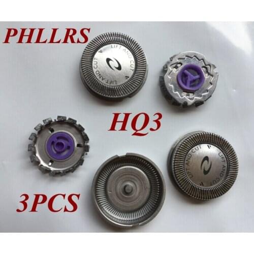 3PCS HQ3 replace head razor blade for philips shaver HQ4 HQ55 HQ56 HQ46 HQ380 HQ382 HQ384 HQ386 HQ3405 HQ3425 HQ3445 HQ3601