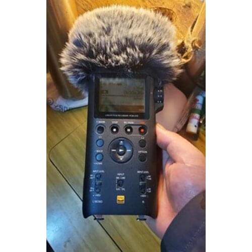 Blue MantisOutdoor Artificial Fur Wind Microphone Cover Muff Windscreen Sleeve Shield For SONY PCM-D10 Dead cat for SONY PCM-D10