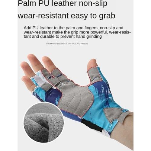 1Pcs Fishing Catching Gloves Protect Hand from Puncture Scrapes Fisherman Professional Catch Fish and with Magnet Release