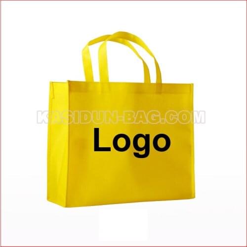 2000pieces/lot) W35xH30xD10cm Custom logo promotion gift shopping bag