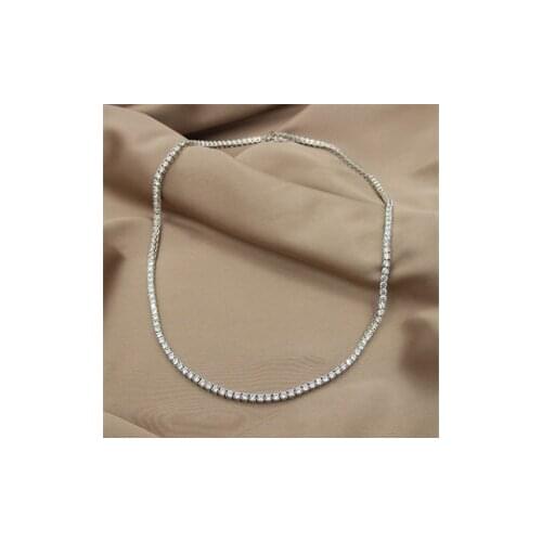 3mm. Pırtlanta Cut Water Way Necklace