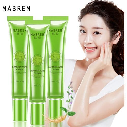 3pcs Herbal plant extract repair cream remove acne marks repair rough pores deep cleansing facial horny facial skin care cream