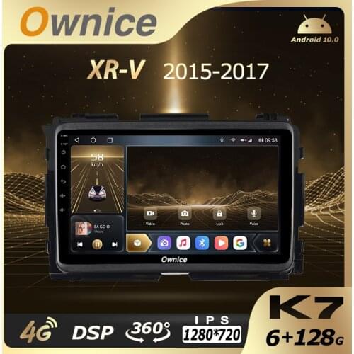 6G+128G Ownice Android 10.0 Car Multimedia Radio for Honda XR-V 2015-2017 2 Din GPS Navi Audio Head unit 4G LTE 360 Quick Charge