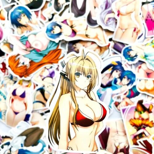 70PCS Vsco Bunny Girl Sexy Stickers Suitcase Laptop Car Snowboard Bicycle Skateboard hydro flask stickers