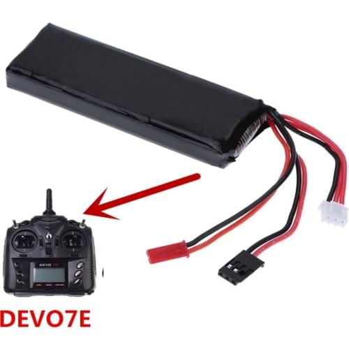 Walkera DEVO7E Battery 7.4V 2S 2200mAh 8C GE Power RC Transmitter Lipo Battery For Walkera DEVO7E Transmitter