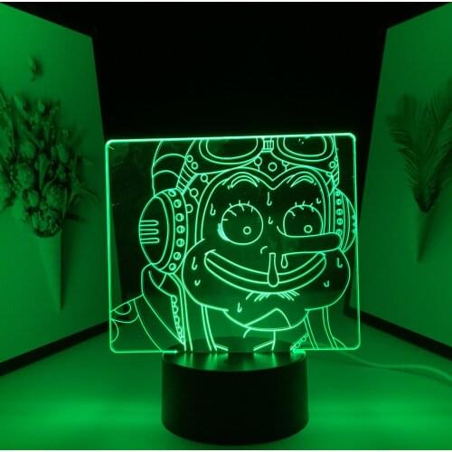 Anime Figure Pirate for Child Bedroom Decoration Lamp Birthday Gift Manga Acrylic Table Light 3D LED Night Light Dropshipping