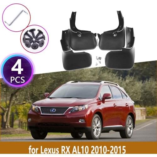 Car Front Mudguards For Lexus RX RX270 RX300 RX350 RX400h AL10 2010~2015 Cladding Splash Flap Mudflap Car Accessories Fenders
