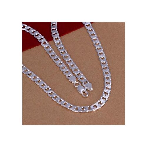 4mm / 16-30inch men chain necklace 2017 new listing S925 Silver color and high quality jewelry retro display