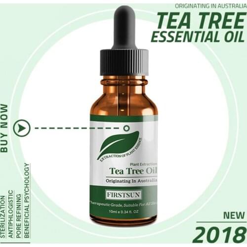 Tea Tree Serum Oil Moisturizing Massage Oil Control Fade Acne Marks Face Care Shrink Pores Repair Moisturizing Skin Care TSLM1