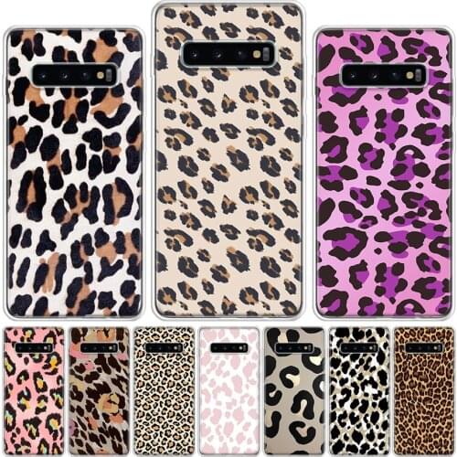 Giraffe Leopard Tiger Zebra Wild Print Phone Case For Samsung Galaxy Note 8 9 10 20 S21 S20 S10E S10 S9 S8 S7 Ultra J6 Plus Lite
