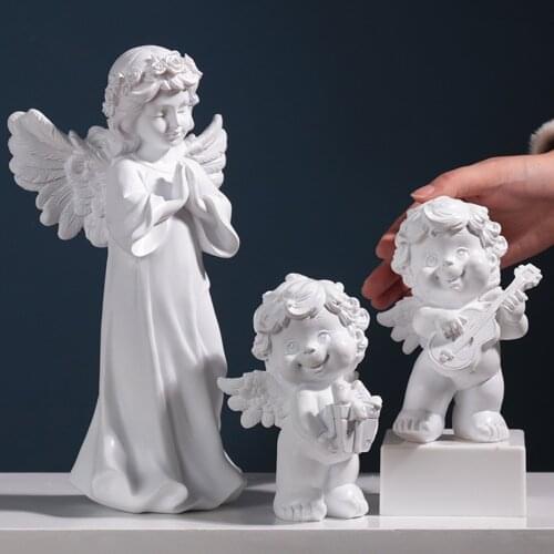 Nordic Living Room Decoration Angel Ornaments Home Accessories Creative Crafts Small Furnishings Figurine