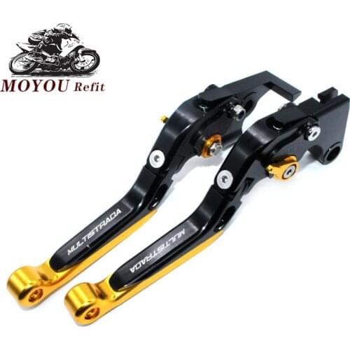 For MULTISTRADA 1200 1200S 1200GT 2010-2018 Motorcycle Accessories CNC Aluminum Brake Lever Clutch Handle Levers