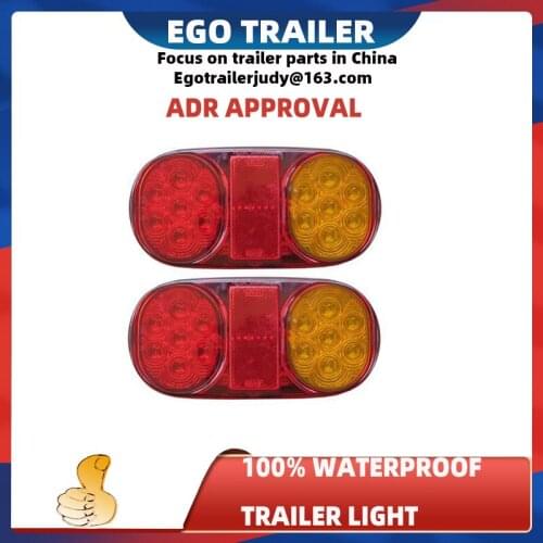 Ego trailer 2PCS TRAILER LED tail lights lamp boat trailer 12V trailer parts truck submersible