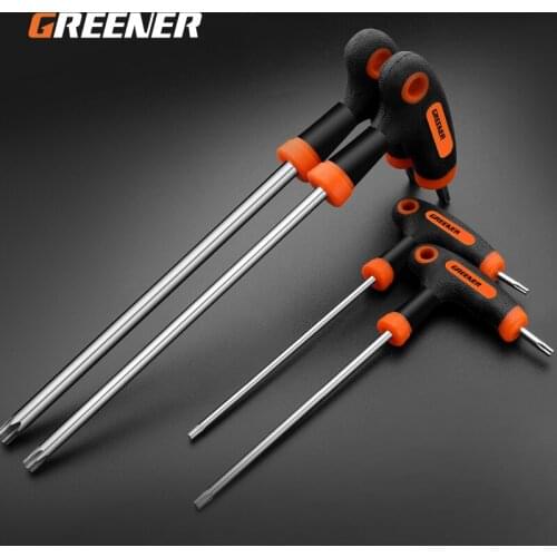 Greener Allen Key Hex Wrench Set 2/10 PCS Flathead T-Handle Spanner Hexagon Screwdriver Hand Tools Auto Bike Motorycle Reapair