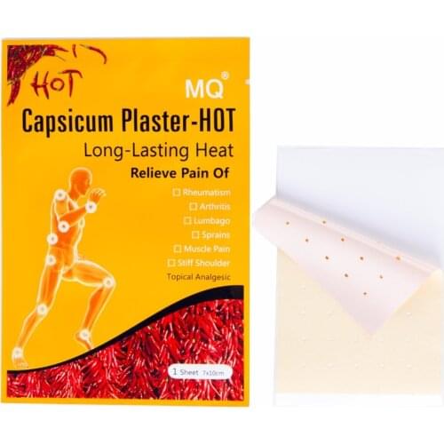 Chinese Medical Hot Capsicum Pain Relief Plaster For Knee Joints Pain Relieving Porous Chilli Patch Back Muscle Pain, Wrist Pain