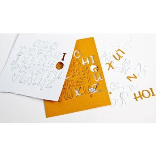 Letter flower circle metal Cutting Dies Stencils DIY Scrapbooking Paper/photo Cards Embossing Dies