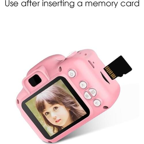 Mini cute digital childrens camera 1080P projection camera childrens educational toys latest childrens baby birthday gifts