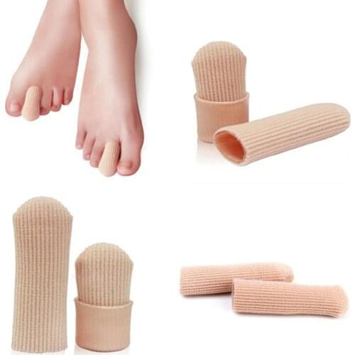 Soft Durable Silicone Cap Finger Toe Blister Pain Relief Toe Cap Cover Cushion Protector Bunion Massager Insoles Foot Care