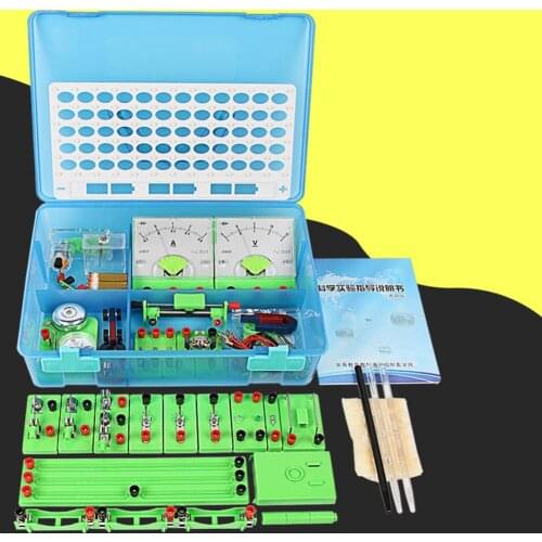 Физика Science Experiment fisica Physics Basic Circuit Electricity Magnetism Student Learn Kit Physics Experiments Teaching Aid