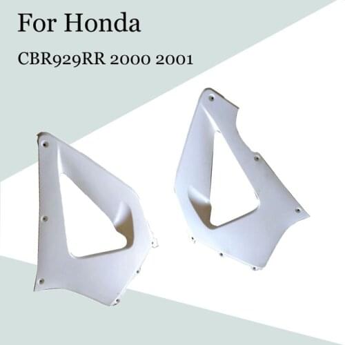 For Honda CBR929RR 2000 2001 Motorcycle Unpainted Left and Right Upper Bags ABS Injection Fairing CBR929RR 00 01 Accessories