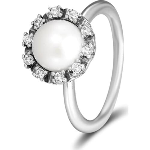 New Fashion White Freshwater Cultured Pear Rings 2021 Trend 100% 925 Sterling Silver Jewelry for Women Engagement Free Shipping