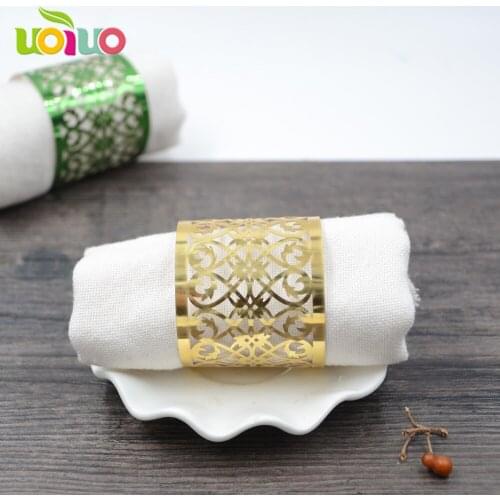New design bulk wholesale towel wrapper laser cutting napkin ring