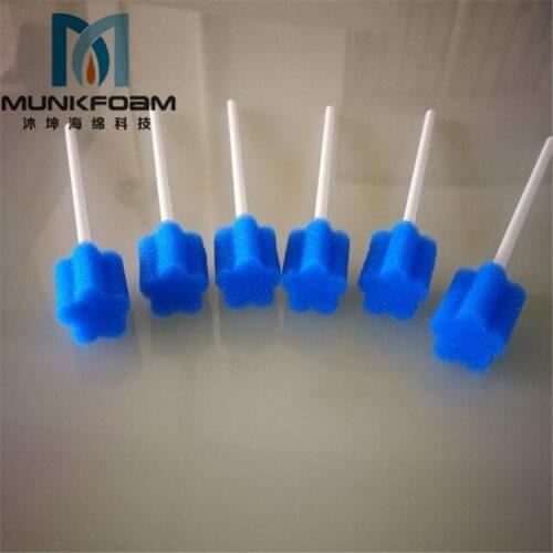 Disposable Oral Swab Indiviually Wrapped-blossom Blue-1000 counts