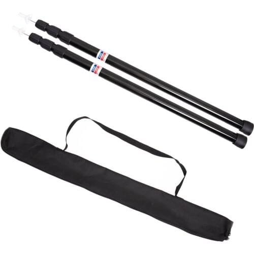 Tent Pole Adjustable Tent Support Rods Beach Shelter Tarp Awning Pole Replacement Poles Accessories for Camping Hiking Tent