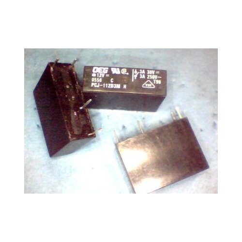 Free shipping lot(10pieces/lot)100%Original New TE OEG PCJ-112D3M 5VDC 12VDC 4PIN Power Relay