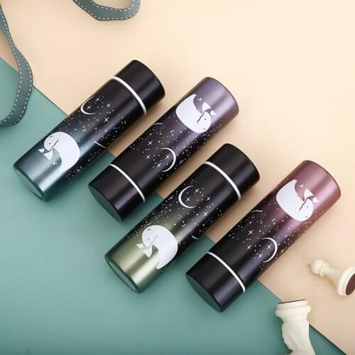 150ml Stainless steel Thermos water bottle Mini Portable Polar Bear Small Coffee Vacuum Insulation Flask Thermos Mugs