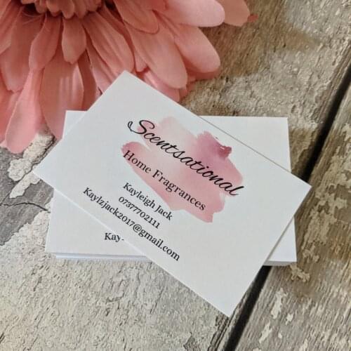 Business Cards 200pc/500pc/1000pc/lot Free Design Paper card Business Logo 300gsm Double Standard Sided Shipping 90*54mm