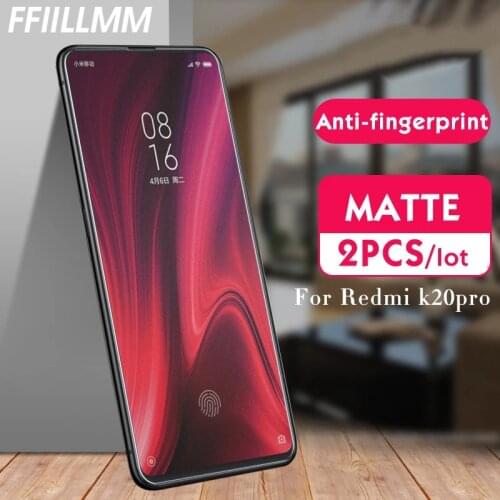 2Pcs/lot Tempered Glass For Redmi K20 pro Matte Screen Protector For Xiaomi Redmi MI k20pro 9T 6D Anti-blue Light Tempered Glass