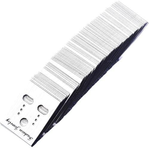 100 X Plastic 4x3cm earring display