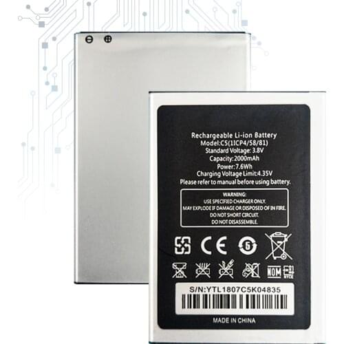 2000mah Mobile Phone Battery for Oukitel C5 PRO C5PRO