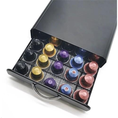 2021 Band Coffee Pods Drawers Capsules Holder Storage Stand Rack Holder Shelves For Nespresso Coffee Organizer Coffee Tool