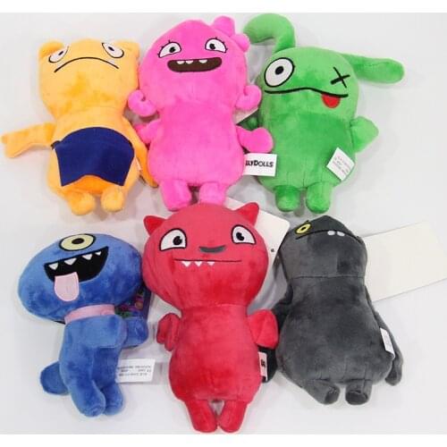 6pcs 18cm Uglydoll Plush Toy Cartoon Anime Ox Moxy Babo Plush Toy Uglydog Soft Stuffed Plush Dolls Ugly Gifts for Children Kid