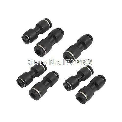 7 Pcs Air 6mm to 4mm Straight Push in Connectors Fast Fittings