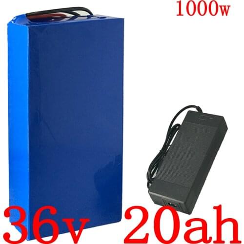 36V 500W 1000W Ebike Scooter Batterie 36V 20Ah Electric Bicycle Battery 36V 10AH 12AH 13AH 15AH 18AH 20AH Lithium Battery Pack