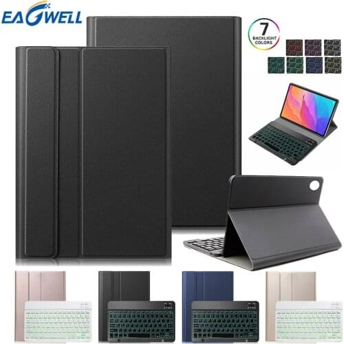 Backlit Keyboard for Huawei Matepad T8 2020 Shell Kobe2-L03 KOB2-L09 Case PU Leather Tablet Portable Cover for Huawei Matepad T8