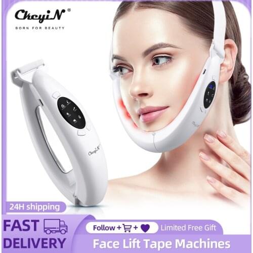 CkeyiN Face lift Tape Machines Face Roller Vibrator Face Massage Machine Facial Massage ​Fat Burning Face Care Face-lift Device