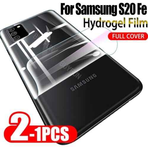 1-2 PCS Battery Cover Film For Samsung Galaxy S20 S 20 Fe 4G/5G Hydrogel Film On Sumsung Glaxy S20 Fe S20Fe Back Protective Film