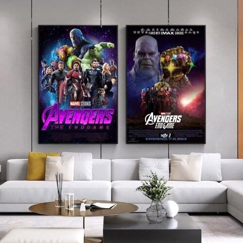 Canvas Poster Marvel Superheroes Movie Poster Captain America Iron Man Thor Hulk Canvas Poster Superheroes Poster Decoration
