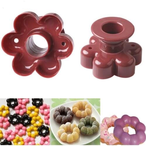 DIY New Donuts Maker Mold Tools Food Grade Plastic Doughnuts Maker Cutter Fondant Decor Cake Bread Desserts Bakery Mould