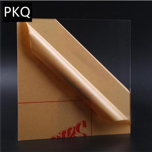 4mm Large size Acrylic Sheets Transparent Clay Pottery Sculpture Tool Square Shape Acrylic Plastic Tools For Window DIY