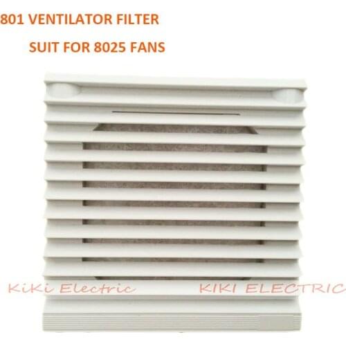 White Plastic FB-801 window-shades Ventilation Filter , Axial Fan Filter suit for 80*80mm Fan , Electric Cabinet Filter net