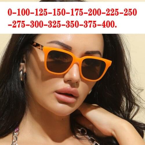 Women sunglasses myopia polarized lens with diopter ladies driver goggles 2021 brand designer oversize retro sun glasses NX