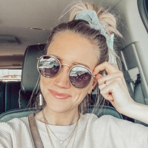 Retro Small Polarized Round Sunglasses for Women Men Vintage Double Bridge Sun Glasses Metal Frame New RB Driving Shades UV400