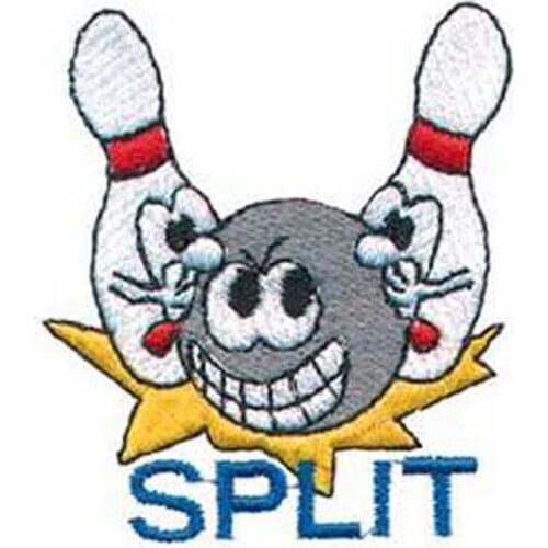 SPLIT Embroidery Patches Made by Twill with Heat Cut Border and PVC Backing Make As Client Request MOQ50pcs Clothing Label Tags