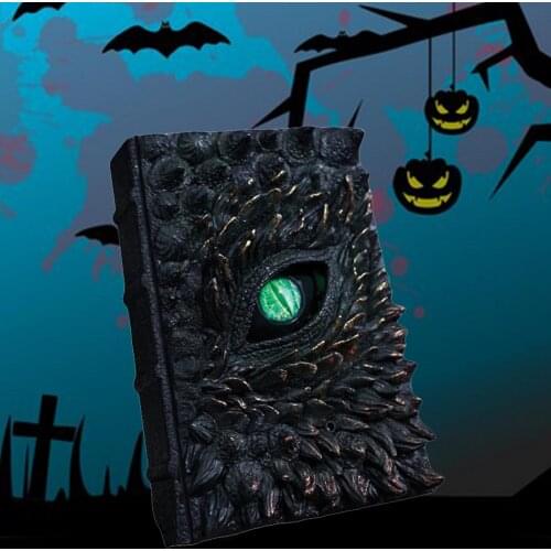 Halloween Halloween Demon Eye Figurine Book Statue Crafts Sculptures Horror Decoration Indoor Desktop Ornaments